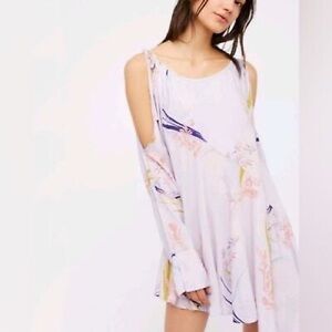 Free People Clear Skies Tunic/Dress in Lilac Size Small